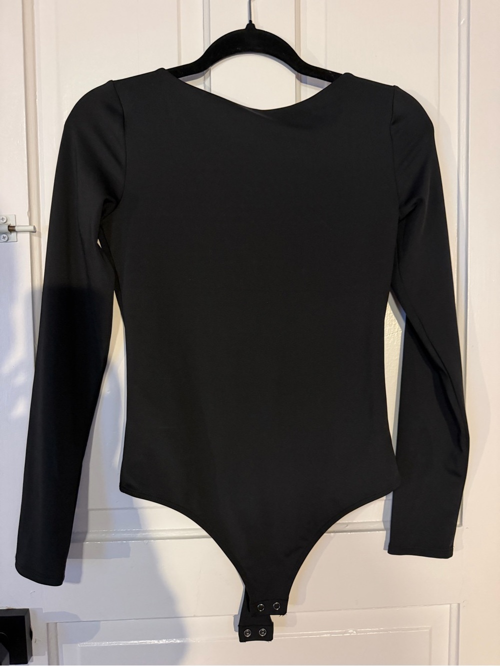 Express Black Long-Sleeve Kids One-Piece Bodysuit